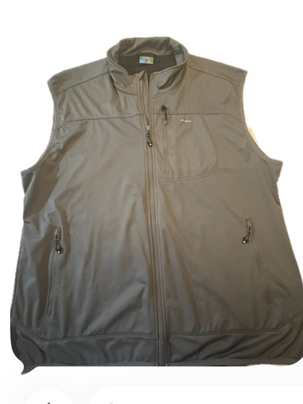 Men's Gray Softshell Vest - Outdoor Performance